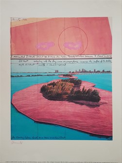 Christo 2003 Surrounded Islands, Joint Project for Biscayne Bay, Miami, 1982 